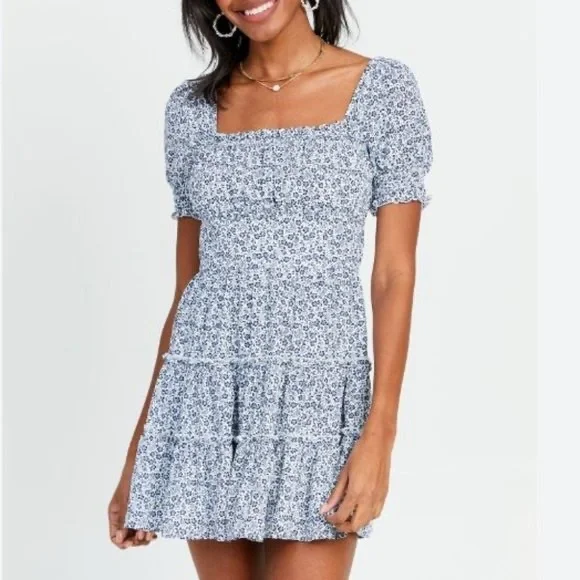 princess polly baby blue dress La Femme Dress 32327 main image 0